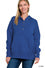 Fleece half snap button hooded sweatshirts