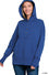 Fleece half snap button hooded sweatshirts
