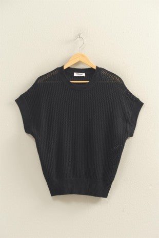 Open Knit Top