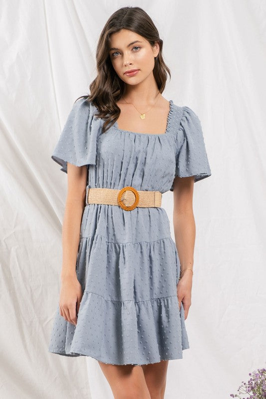 Mini Dress with Belt